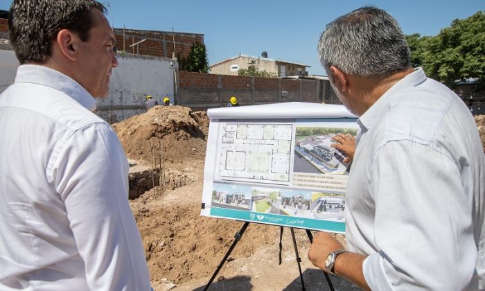 Florencio Varela - Andrés Watson supervisó la construcción de un nuevo edificio para el Jardín Municipal Nº14